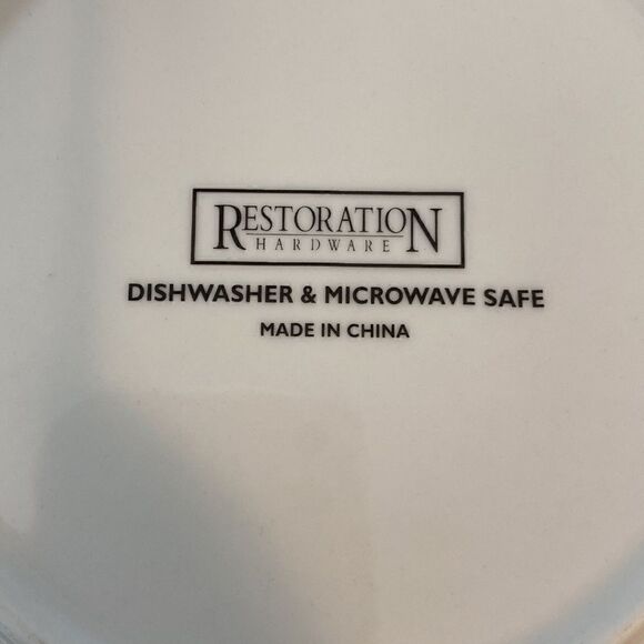 Restoration Hardware Set of 4 Cheese Themed Appetizer Plates - Picture 8 of 9